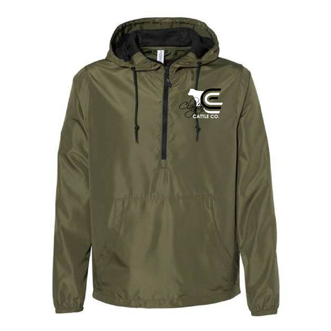 Clayton Cattle - Lightweight Windbreaker - Unisex - Army
