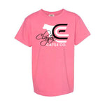 Clayton Cattle - Garment Dyed Tee - Youth - Crunchberry