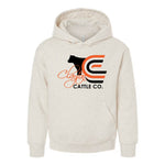 Clayton Cattle - Fleece Hoodie  - Youth - Natural Heather