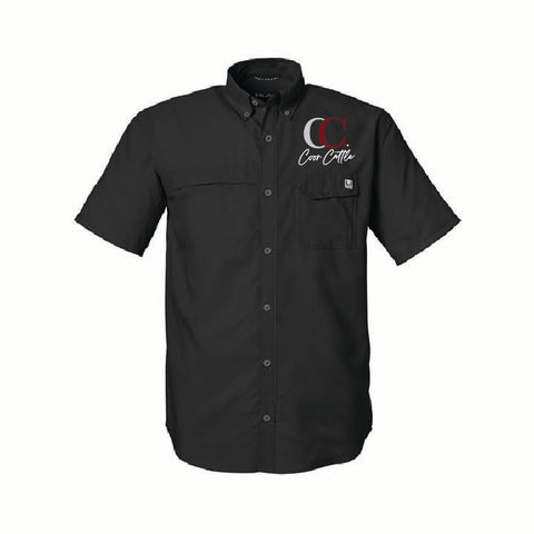 Coor Cattle - HUK Fishing Shirt - Unisex - Black