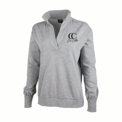 Coor Cattle - Coastal Sweatshirt - Womens - Heather Grey
