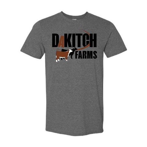 Dakitch - Soft Style Tee - Unisex - Heather Dark Grey