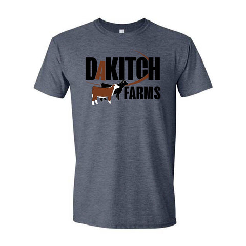 Dakitch - Soft Style Tee - Unisex - Heather Navy