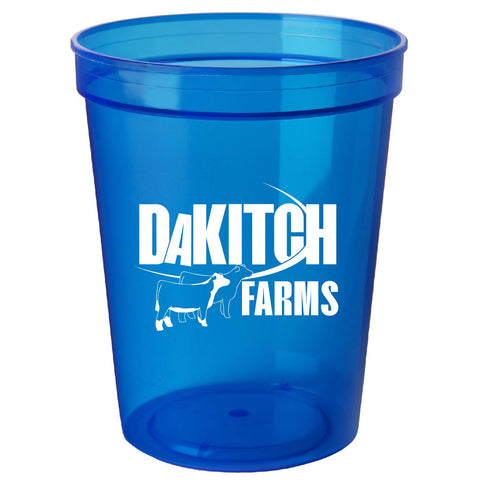 Dakitch - 16 Oz Stadium Cup - Translucent Blue