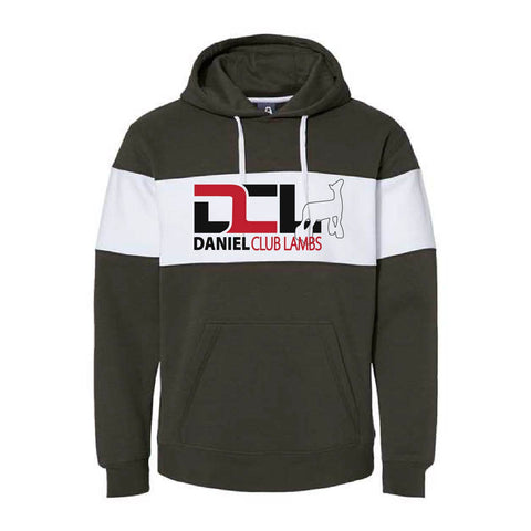 Daniel Club Lambs 25 - Colorblock Hoodie - Unisex - Black
