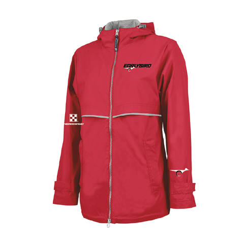 Earlybird Fall 25  - New Englander Rain Jacket- Womens - Red
