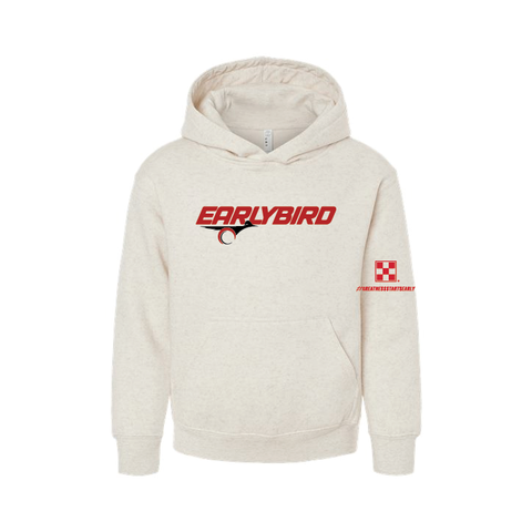 Earlybird Fall 25  - Fleece Hoodie - Youth - Natural Heather