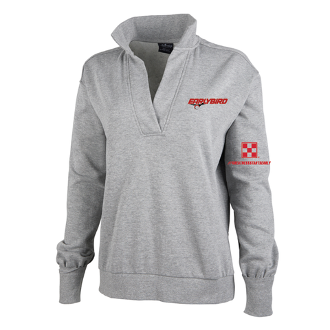 Earlybird Fall 25  - Costal Sweatshirt - Womens - Heather Grey