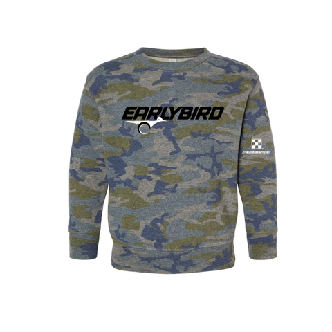 Earlybird Fall 25  - Fleece Crewneck - Toddler - Vintage Camo