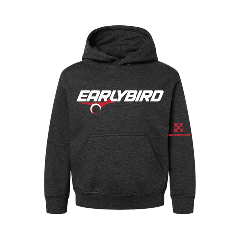 Earlybird Fall 25  - Fleece Hoodie - Youth - Vintage Smoke