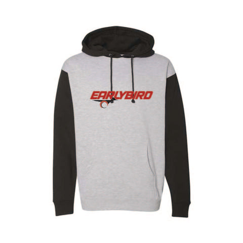 Earlybird Winter 25 - Heavyweight Hoodie- Unisex - Grey Heather/Black