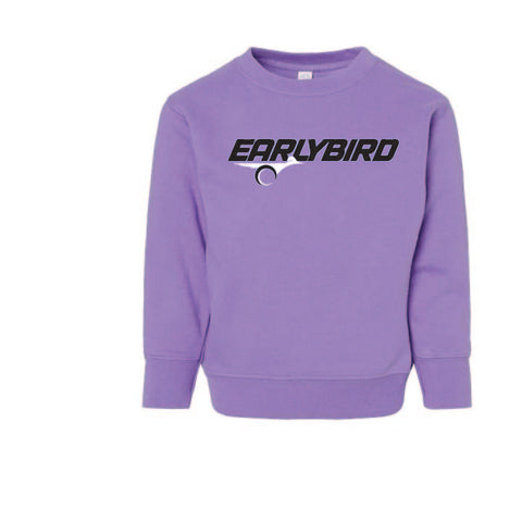 Earlybird Winter 25 - Fleece Crewneck - Toddler - Lavender