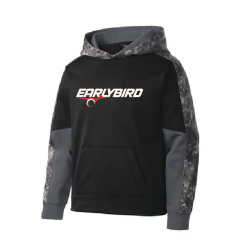 Earlybird Winter 25 - Colorblock Hoodie - Youth - Black/Black