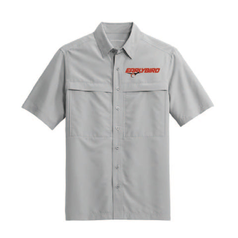 Earlybird Winter 25 - Short Sleeve Dhirt - Unisex - Gusty Grey