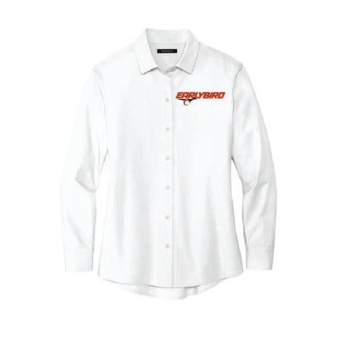 Earlybird Winter 25 - Long Sleeve Woven Shirt - Womens - White