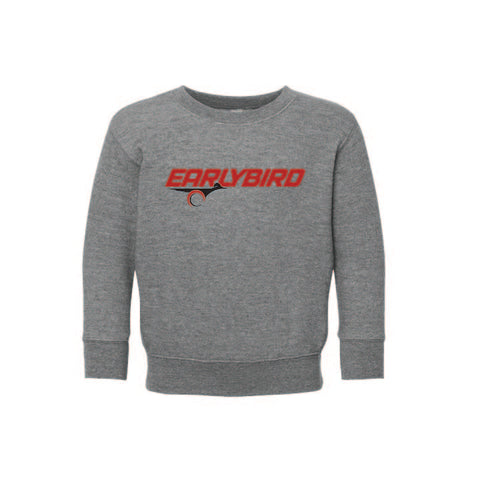 Earlybird Winter 25 - Fleece Crewneck - Toddler - Granite Heather