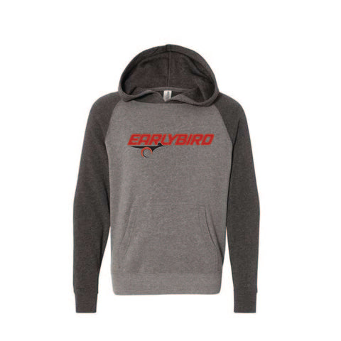 Earlybird Winter 25 - Raglan Hoodie - Youth - Nickel/Carbon