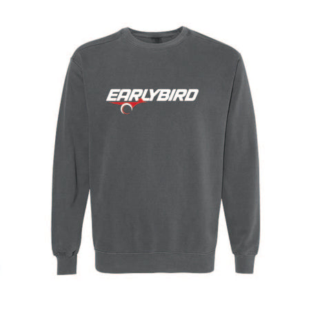 Earlybird Winter 25 - Garment Dyed Crewneck - Unisex - Pepper