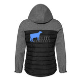 Elite Genetics - Softshell Puffer - Womens - Black Heather/Black