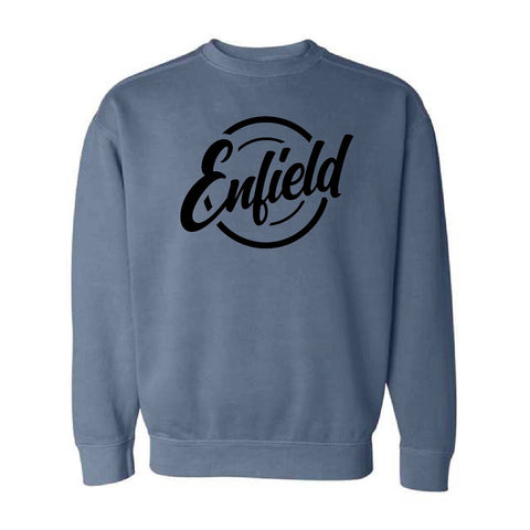 Enfield - Garment-Dyed Crewneck - Unisex - Blue Jean