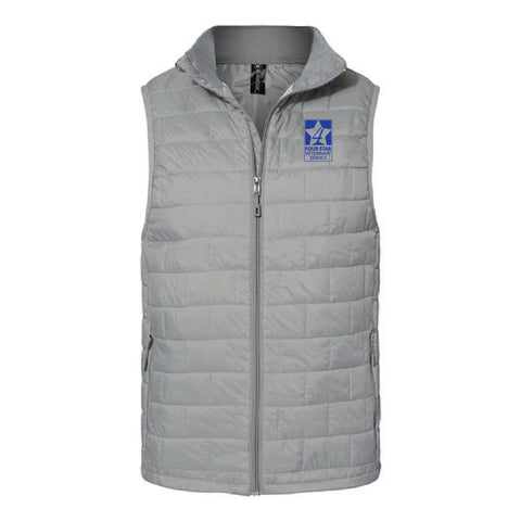 Four Star Vet Service - Adult Puffer Vest - Steel