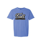 Fouts Show Cattle - Garment Dyed Tee - Unisex - Flo Blue