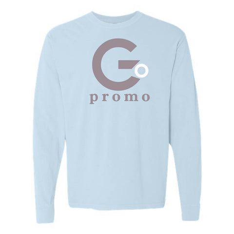 G.O. Promo - Garmnet Dyed Long Sleeve Tee - Unisex - Chambray