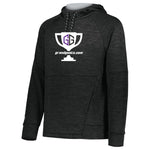 Grand Goats - Performance Fleece Hoodie - Black Heather/Silver - Unisex