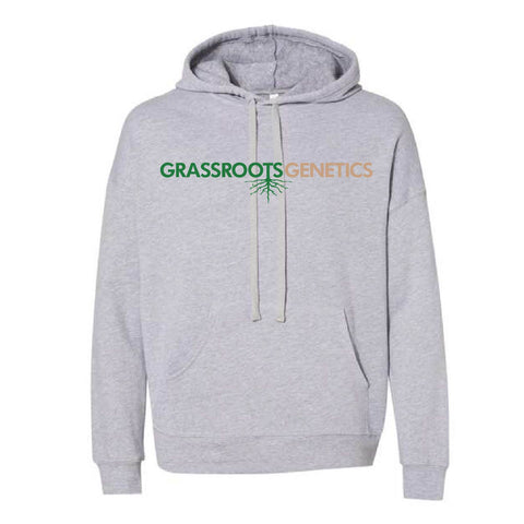 Grassroots Genetics - Drop Shoulder Hoodie - Unisex - Athletic Heather