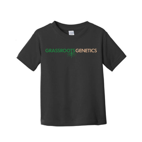 Grassroots Genetics - Fine Jersey Tee - Toddler - Black