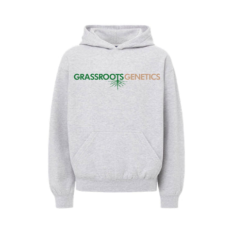 Grassroots Genetics - Hooded Sweatshirt - Youth - Heather Grey