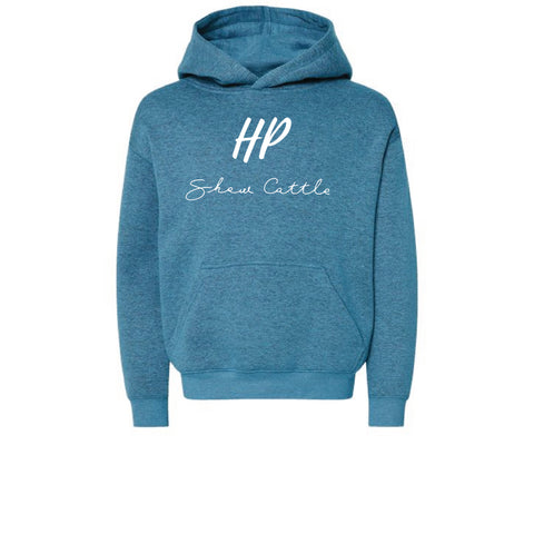 HP Cattle - Fleece Hoodie - Youth - Bermuda Blackout