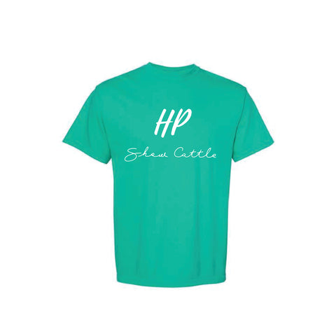 HP Show Cattle 24 - Garment Dyed Tee - Unisex - Island Green