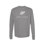 HP Show Cattle 24 - Garment Dyed Long Sleeve Tee - Unisex - Graphite