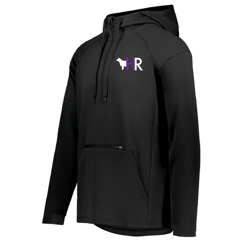 HR Cattle 25 - Limitless 1/4 Zip Hoodie - Unisex - Black