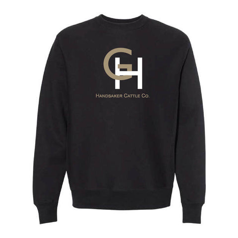 Handsaker Cattle Co - Crewneck - Black - Adult/Unisex