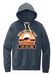 Live Like Lora - ReFleece Hoodie - Unisex - Heathered Navy