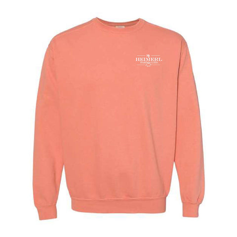 Heimerl Farms LTD - Garment Dyed Crewneck - Unisex - Terracotta