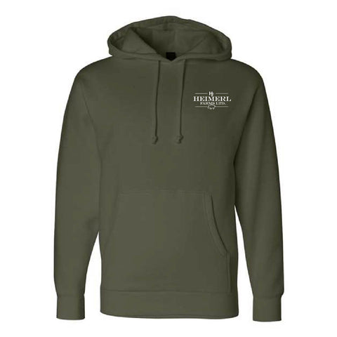 Heimerl Farms LTD - Heavyweight Hoodie - Unisex - Army