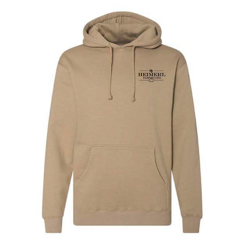 Heimerl Farms LTD - Heavyweight Hoodie - Unisex - Sandstone