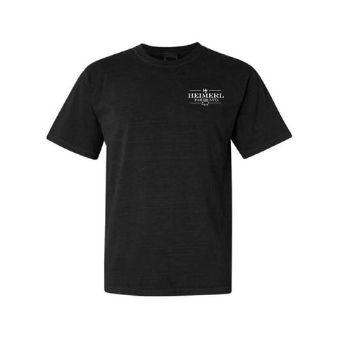 Heimerl Farms LTD - Garment Dyed Tee - Unisex - Black