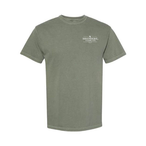 Heimerl Farms LTD - Garment Dyed Tee - Unisex - Moss