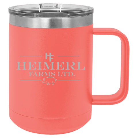 Heimerl Farms LTD - 15 oz Mug - Coral