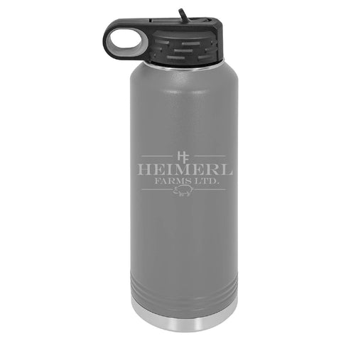 Heimerl Farms LTD - 40 oz Water Bottle - Dark Grey