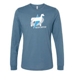 Heisdorffer  - Long Sleeve Tee - Unisex - Steel Blue