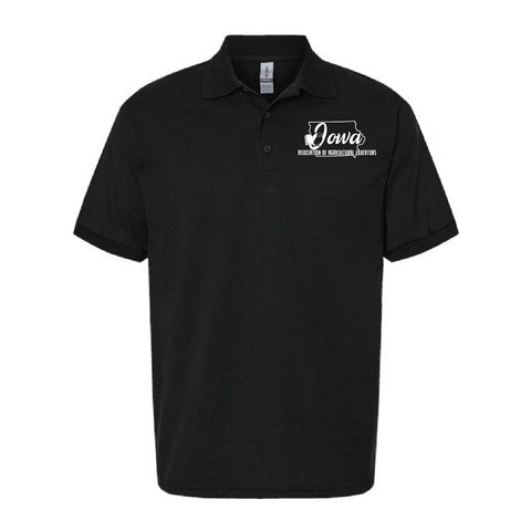 IAAE - DryBlend Jersey Polo - Unisex - Black