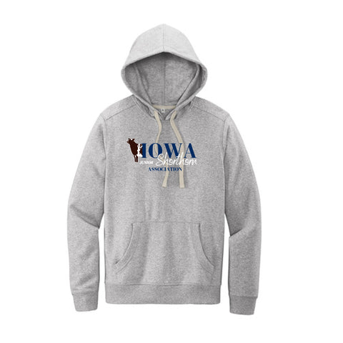 IJSA - Refleece Hoodie - Light Heather Grey - Unisex