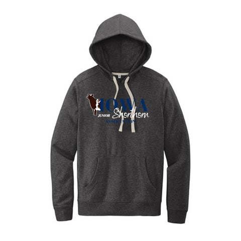 IJSA - Refleece Hoodie - Charcoal Heather - Unisex