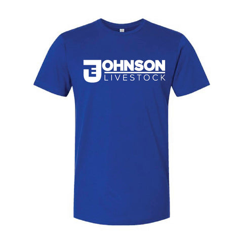 Johnson Livestock - Jersey Tee - Unisex - Royal