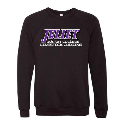 Joliet Livestock Judging - Sponge Fleece Crewneck - Unisex - Black